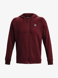 Under Armour Rival Fleece FZ Hoodie-RED Férfi-melegítőfelső