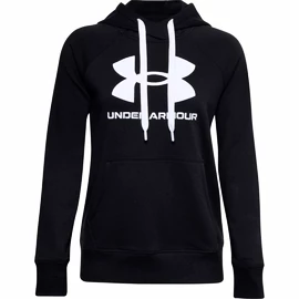 Under Armour Rival Fleece Logo Hoodie Black Női melegítőfelső