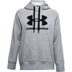 Under Armour  Rival Fleece Logo Hoodie grey Női melegítőfelső