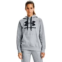 Under Armour  Rival Fleece Logo Hoodie grey Női melegítőfelső