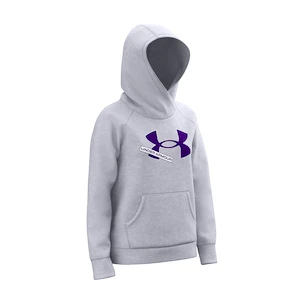 Under Armour  Rival Fleece Logo Hoodie-GRY Lányka-melegítőfelső M