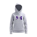 Under Armour  Rival Fleece Logo Hoodie-GRY Lányka-melegítőfelső M