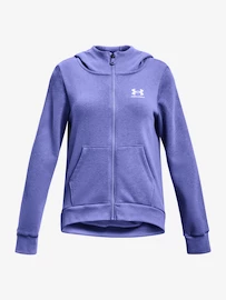 Under Armour  Rival Fleece LU FZ Hoodie-BLU Lányka-melegítőfelső