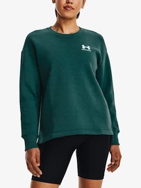 Under Armour Rival Fleece Oversize Crew-GRN Női melegítőfelső