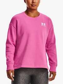 Under Armour Rival Fleece Oversize Crew-PNK Női melegítőfelső