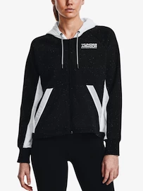 Under Armour Rival + FZ Hoodie-BLK Női melegítőfelső