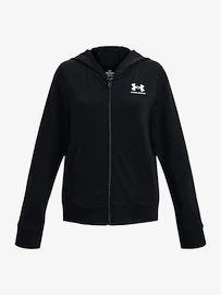 Under Armour Rival Terry FZ Hoodie-BLK Lányka-melegítőfelső