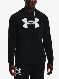 Under Armour Rival Terry Logo Hoodie-BLK Férfi-melegítőfelső