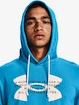 Under Armour  Rival Terry Logo Hoodie-BLU Férfi-melegítőfelső