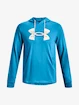 Under Armour  Rival Terry Logo Hoodie-BLU Férfi-melegítőfelső