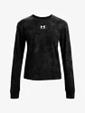 Under Armour  Rival Terry Print Crew-BLK Női melegítőfelső