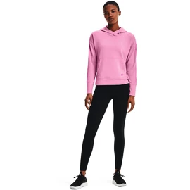 Under Armour Rival Terry Taped Hoodie Planet Pink Női melegítőfelső