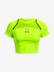 Under Armour  Run Anywhere Crop SS-GRN Női póló