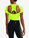 Under Armour  Run Anywhere Crop SS-GRN Női póló