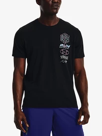 Under Armour RUN ANYWHERE TEE v2-BLK Férfipóló