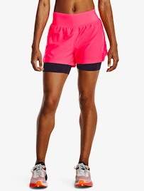 Under Armour RUN STAMINA 2IN1 SHORT-PNK Női rövidnadrág