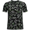 Under Armour  Run Ur Face Off Print SS Black Férfipóló S