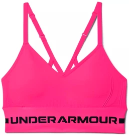 Under Armour Seamless Low Long Htr Bra pink Beta Tint Női melltartó