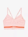 Under Armour  Seamless Low Long Htr Bra pink Beta Tint Női melltartó