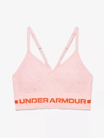 Under Armour Seamless Low Long Htr Bra pink Beta Tint Női melltartó