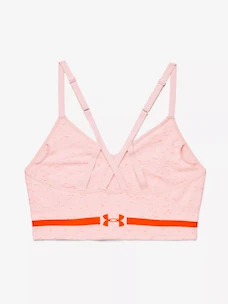 Under Armour  Seamless Low Long Htr Bra pink Beta Tint Női melltartó L