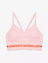 Under Armour  Seamless Low Long Htr Bra pink Beta Tint Női melltartó L