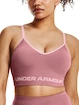 Under Armour  Seamless Low Long Rib-PNK Női melltartó