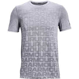 Under Armour Seamless Wordmark SS Grey Férfipóló