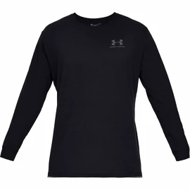 Under Armour SPORTSTYLE LEFT CHEST LS Black Férfipóló