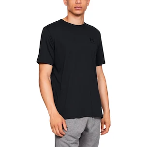 Under Armour  Sportstyle Left Chest SS Black Férfipóló