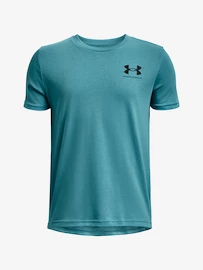 Under Armour SPORTSTYLE LEFT CHEST SS-BLU Fiúpóló