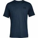 Under Armour  Sportstyle Left Chest SS Dark Blue Férfipóló