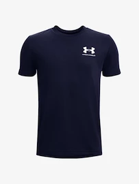 Under Armour SPORTSTYLE LEFT CHEST SS-NVY Fiúpóló