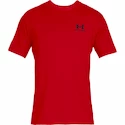 Under Armour  Sportstyle Left Chest SS Red Férfipóló