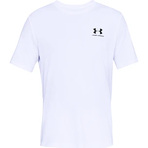 Under Armour  Sportstyle Left Chest SS White Férfipóló