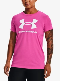 Under Armour SPORTSTYLE LOGO SS-PNK Női póló