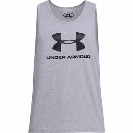 Under Armour SPORTSTYLE LOGO TANK grey Ujjatlan póló férfiaknak