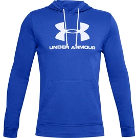 Under Armour SPORTSTYLE TERRY LOGO HOODIE blue Férfi-melegítőfelső