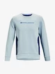 Under Armour  SUMMIT KNIT CREW-BLU Férfi-melegítőfelső