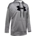 Under Armour  Synthetic Fleece Chenille Logo PO Hooodie grey Női melegítőfelső