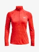 Under Armour  Tech 1/2 Zip - Twist-RED Női melegítőfelső