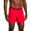 Under Armour  Tech 6in 2 Pack-RED Férfiboxeralsó