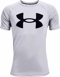 Under Armour Tech Big Logo SS Grey Fiúpóló