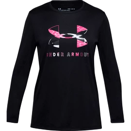 Under Armour Tech Graphic Big Logo LS T-Shirt-BLK Lánykapóló