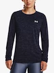 Under Armour  Tech LS Crew Twist-NVY Női póló