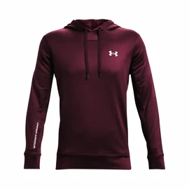 Under Armour Terry Hoodie Red Férfi-melegítőfelső