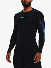 Under Armour UA HG Armour Novelty LS-BLK Férfipóló