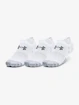 Under Armour  UltraLowTab 3pk-WHT  Zokni XL