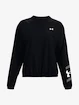 Under Armour  Woven Storm Graphic Crew-BLK Női melegítőfelső