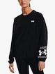 Under Armour  Woven Storm Graphic Crew-BLK Női melegítőfelső